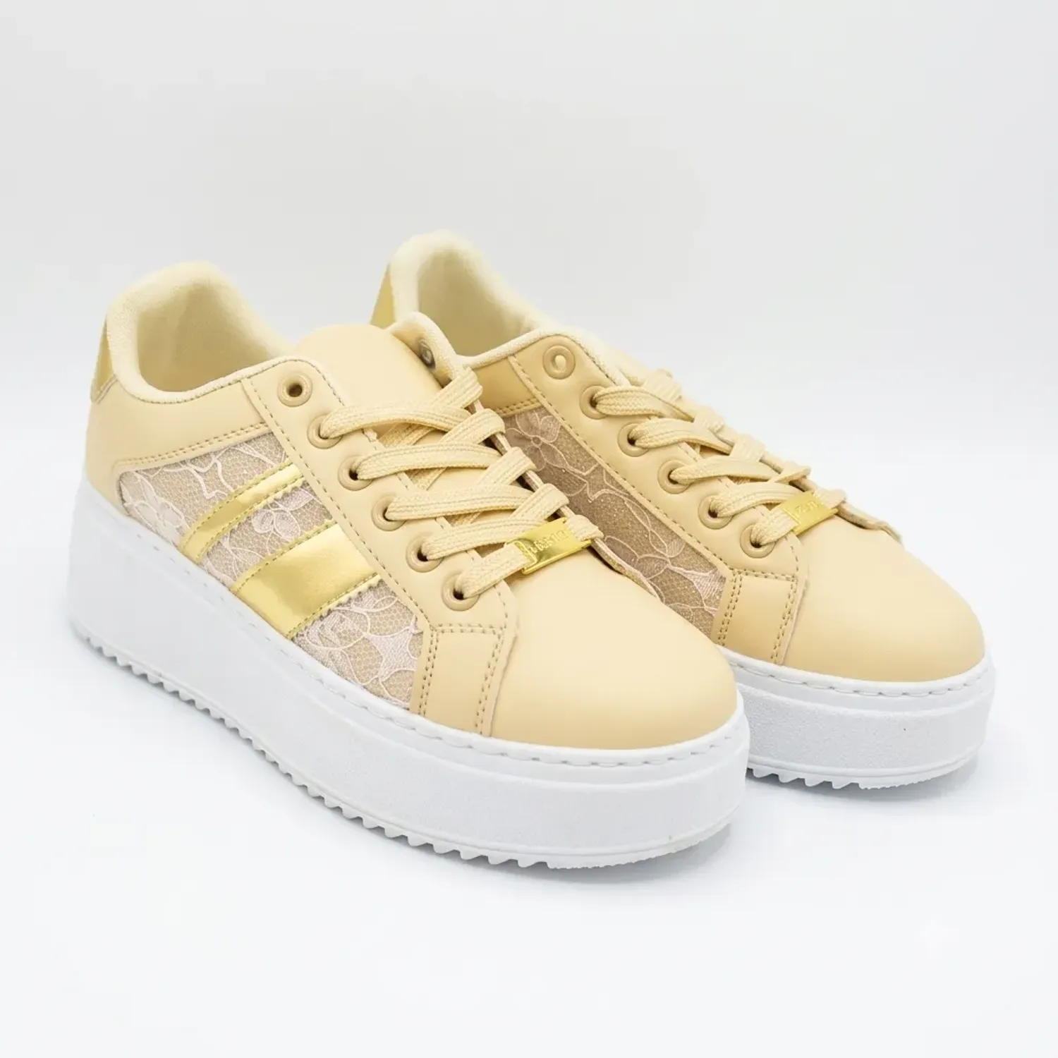 Zapatillas Nexus Urbanas Mujer Nexus Ib3024 color beige | Platanitos