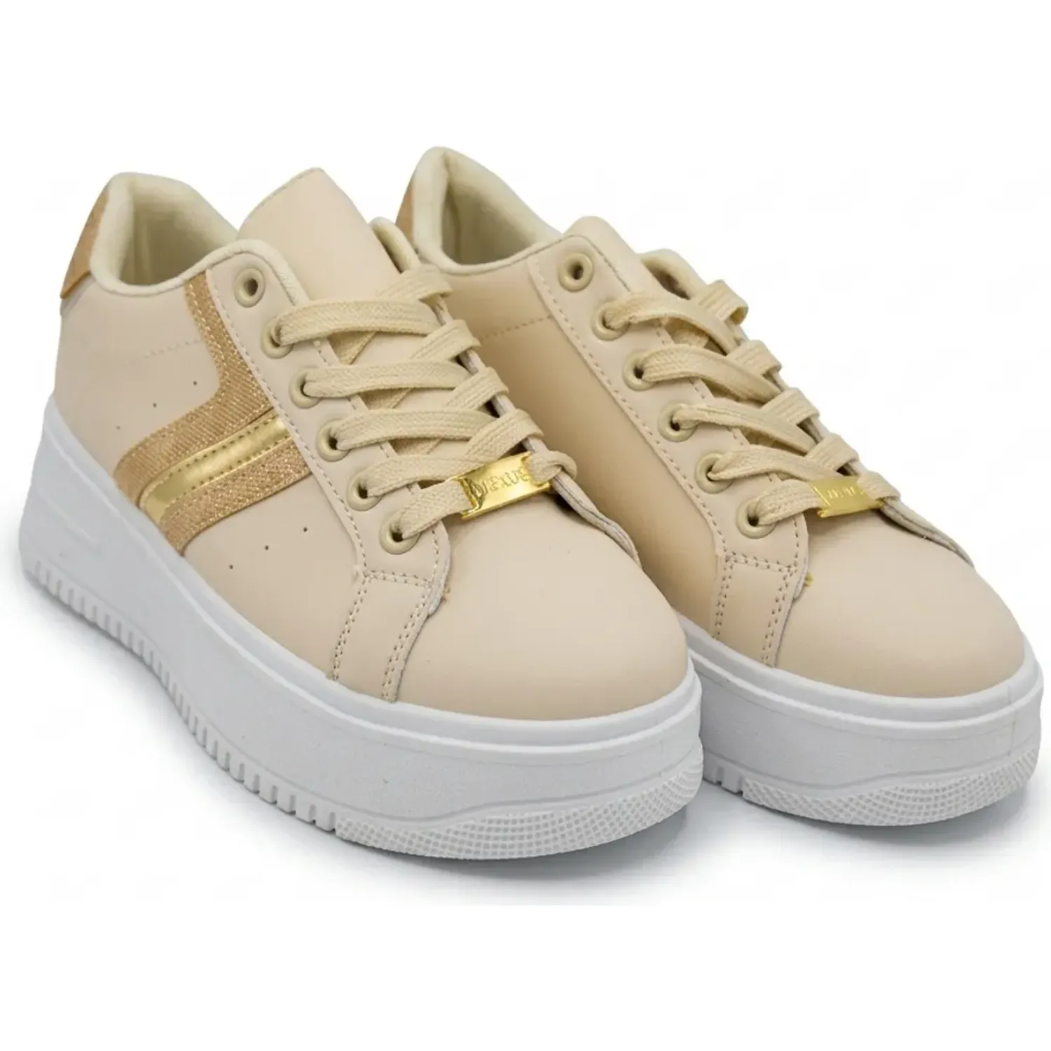 NEXUS Zapatillas Nexus Urbanas Mujer Nexus Ib3023 color beige | Platanitos