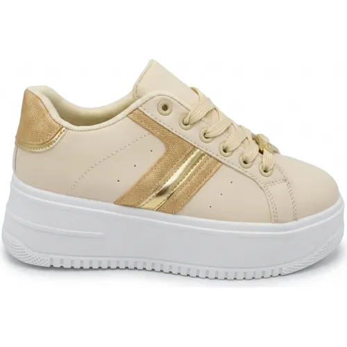Zapatillas Nexus Urbanas Mujer Nexus Ib3023 color beige | Platanitos