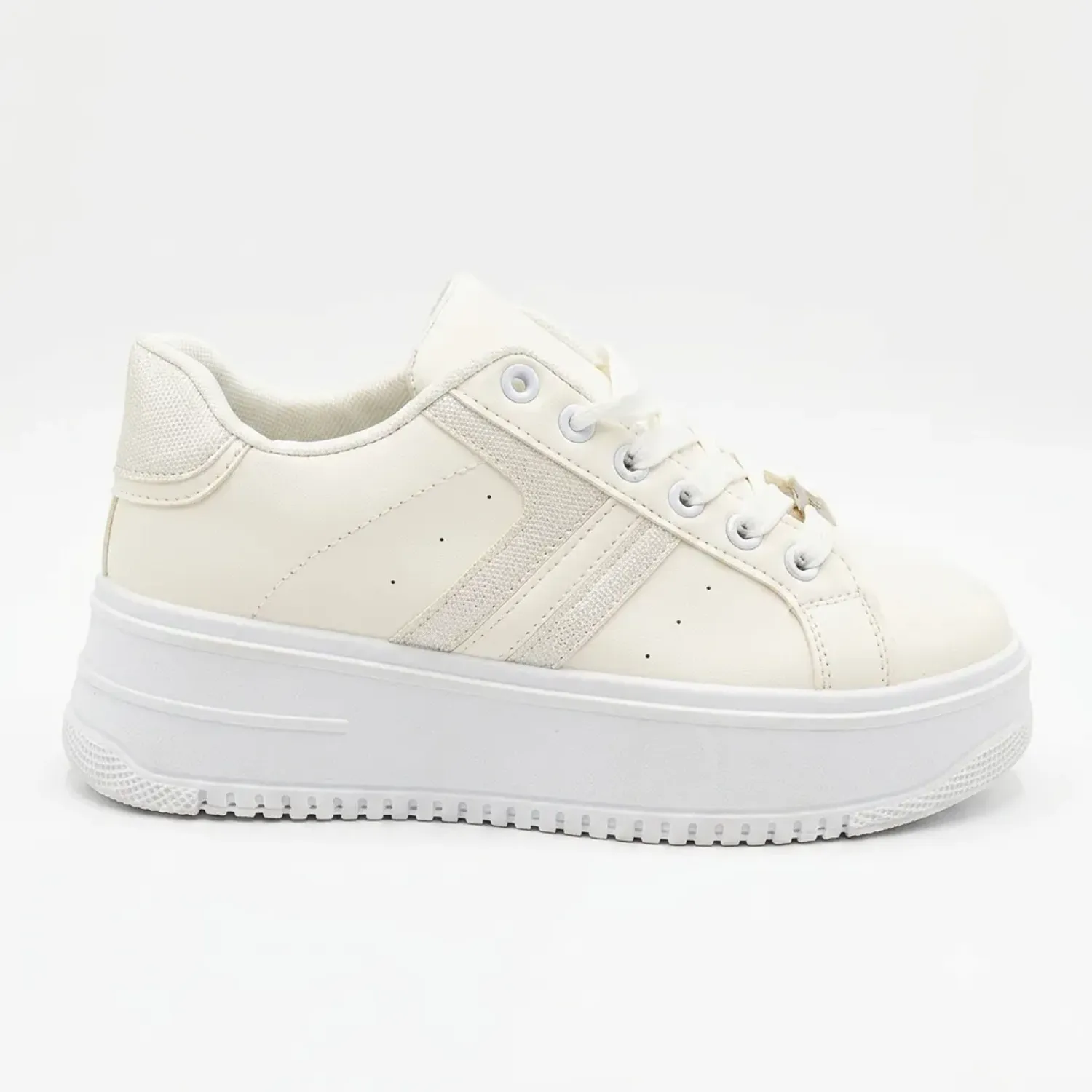 Zapatillas Nexus Urbanas Mujer Nexus Ib3023 color blanco | Platanitos