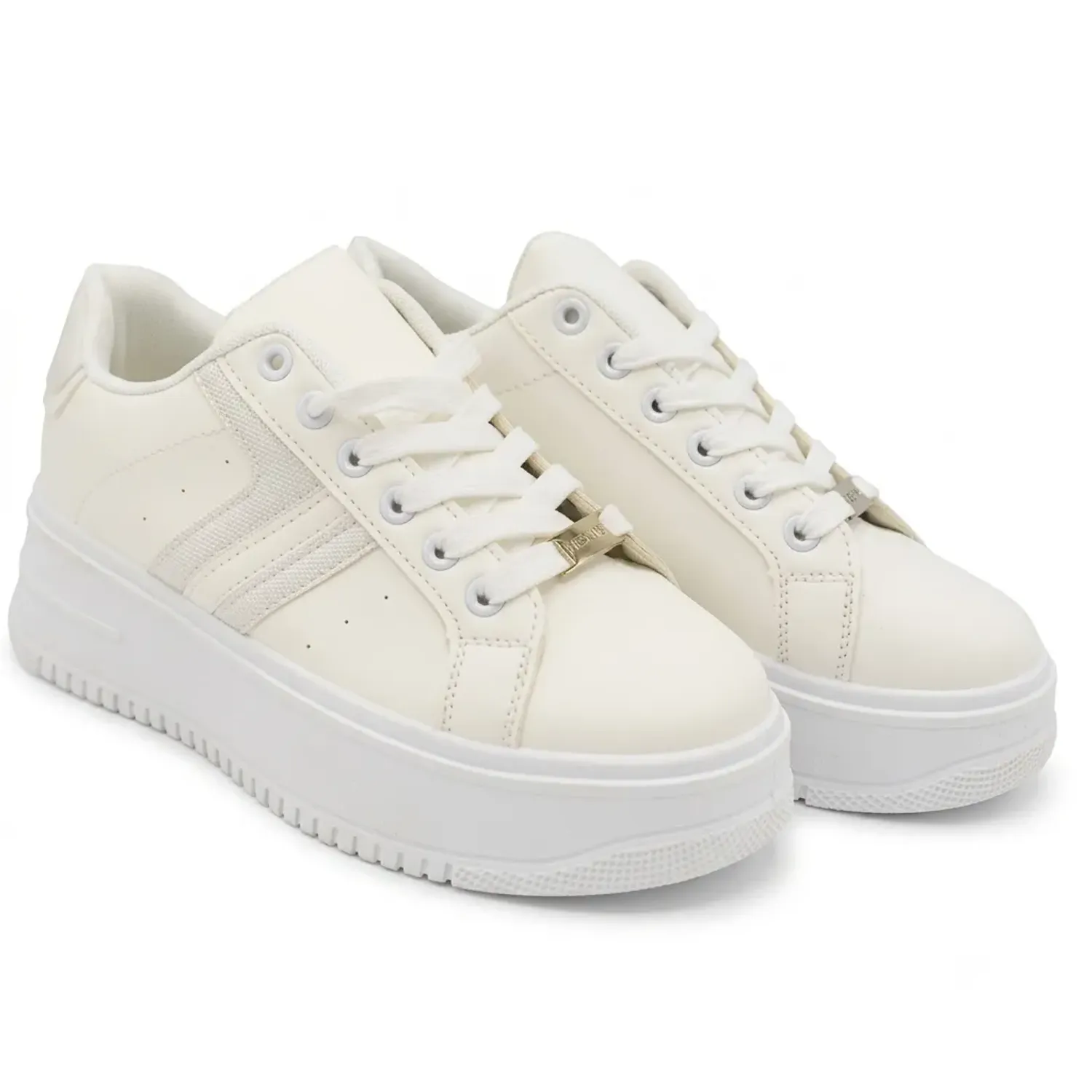Zapatillas Nexus Urbanas Mujer Nexus Ib3023 color blanco | Platanitos