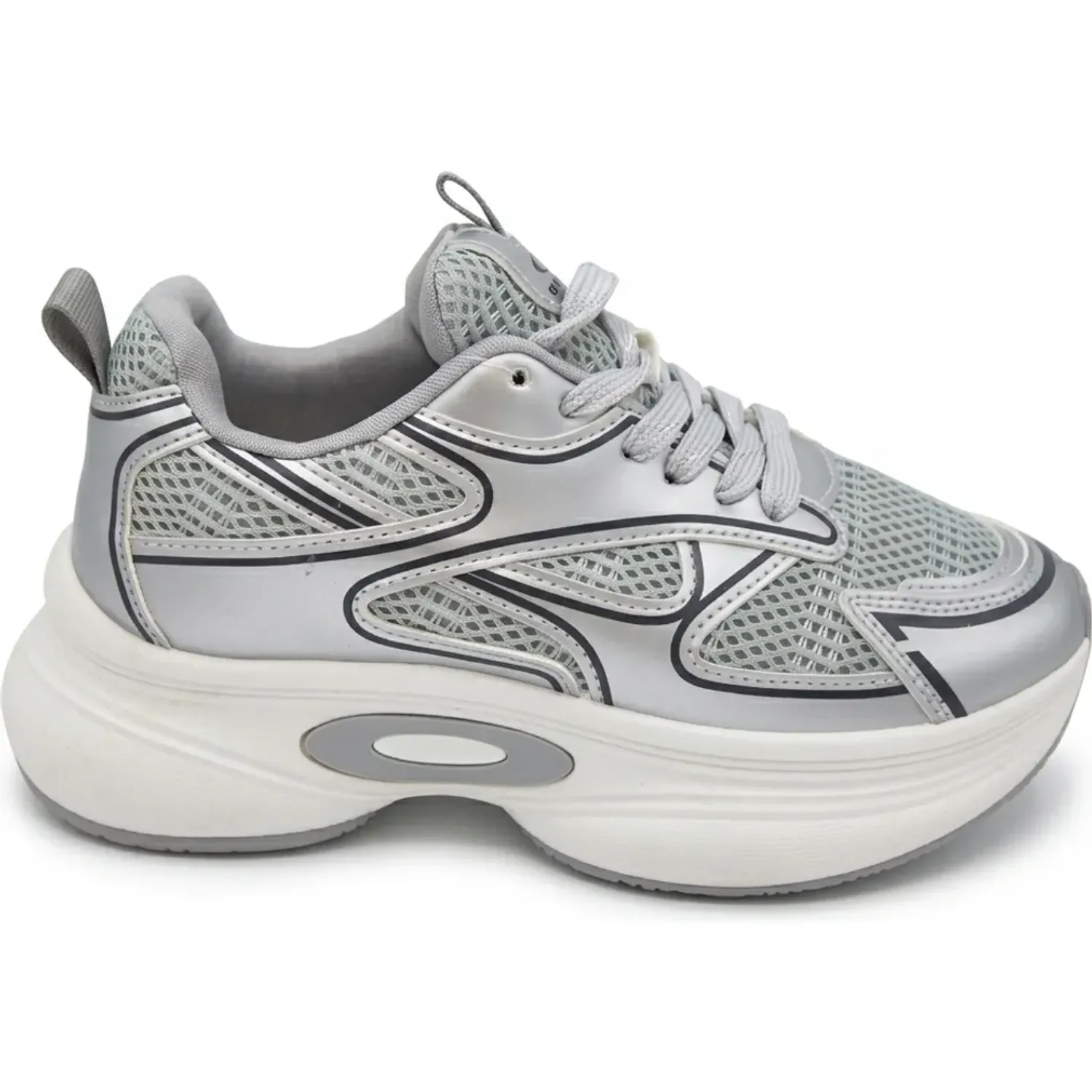 NEXUS Zapatillas Nexus Urbanas Mujer Nexus Ib3022 color plateado | Platanitos