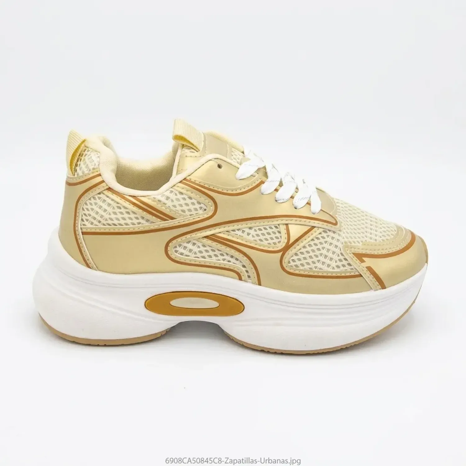 NEXUS Zapatillas Nexus Urbanas Mujer Nexus Ib3022 color beige | Platanitos