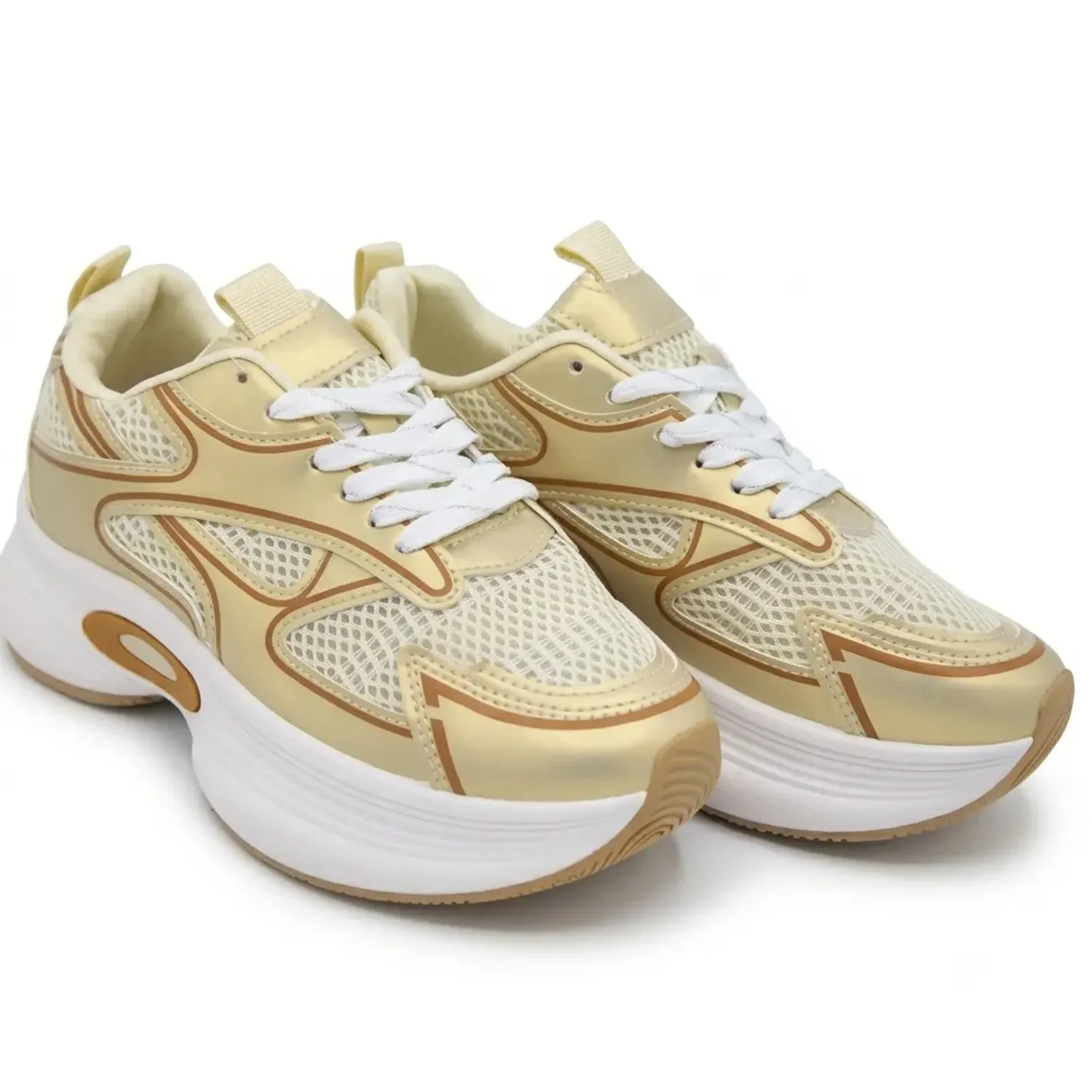 NEXUS Zapatillas Nexus Urbanas Mujer Nexus Ib3022 color beige | Platanitos