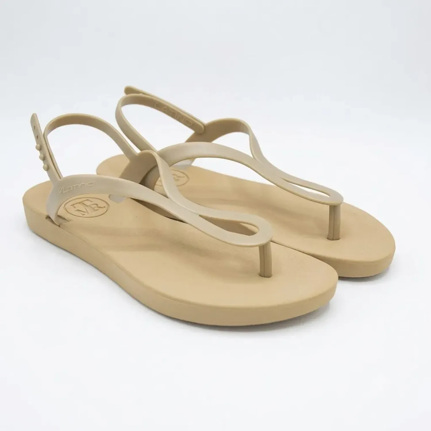 Sandalia Latina Mujer Maya color taupe | Platanitos