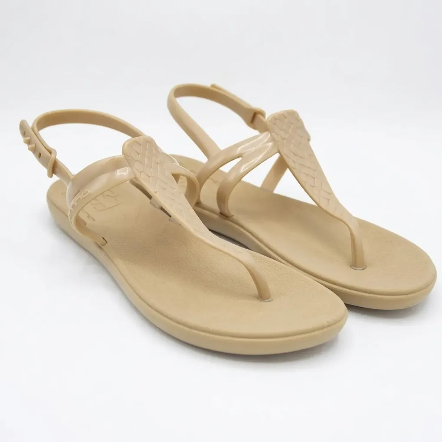 LATINA Sandalia Latina Mujer Morea color taupe | Platanitos