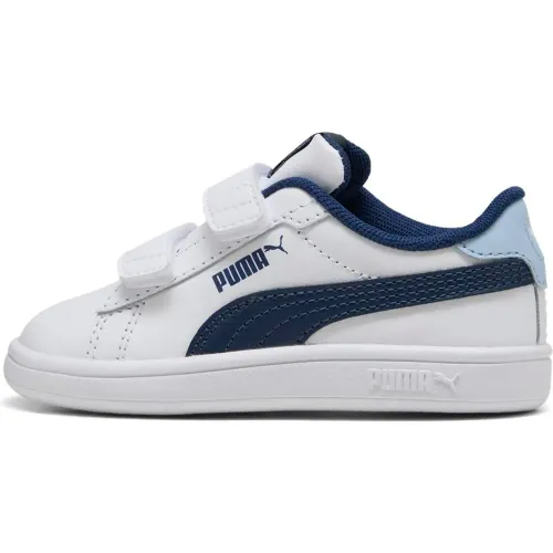 Bebita Bebito Puma Blanco Zapatillas Urbanas Bebés Smash 3.0 L V Inf