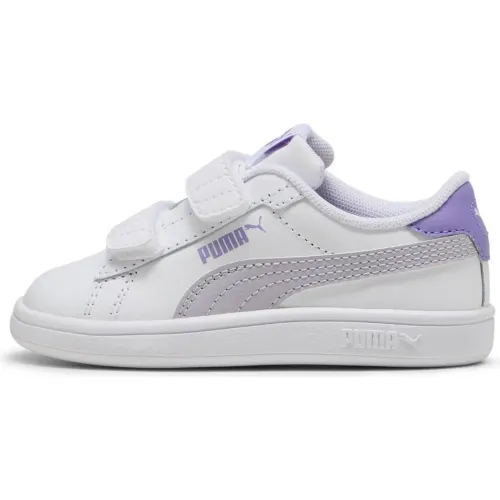 Bebita Bebito Puma Blanco Zapatillas Urbanas Bebés Smash 3.0 L V Inf