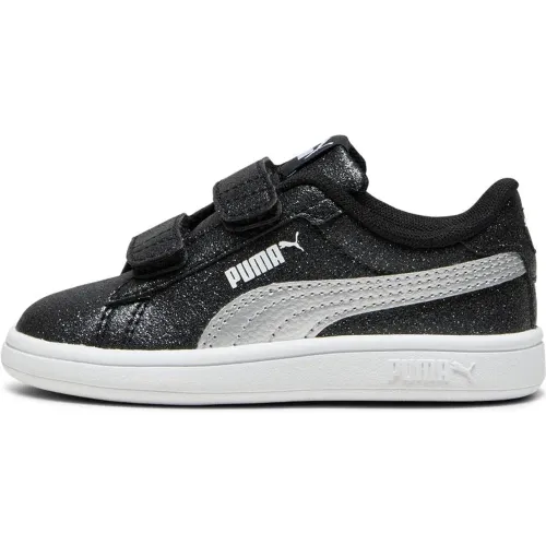 Puma Negro de Bebita / Bebito modelo Zapatillas Bebé Smash 3.0 Glitz Glam V Inf negros sintéticos bebita 2025102915212330876 Sintético Sintético