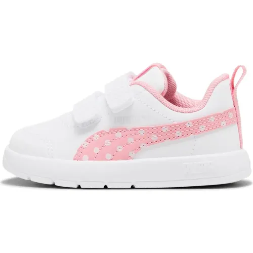 Bebita Bebito Puma Blanco Zapatillas Urbanas Bebés Courtflex V3 Dotty V Inf