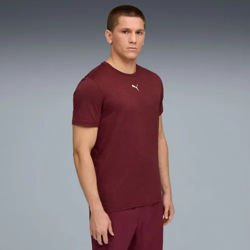 Hombre Puma Morado Polo Training Hombre M Tad Essentials Heather Cat