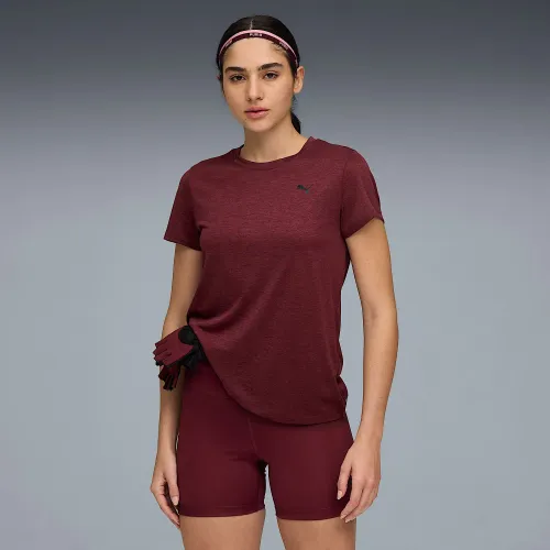 Mujer Puma Morado Polo Training Mujer W Tad Essential Heather Tee