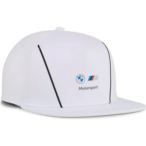 Puma Blanco de Hombre / Mujer modelo Gorra Deportivo Unisex Bmw Mms Flat Brim Cap blancos hombre 2025102915212332058