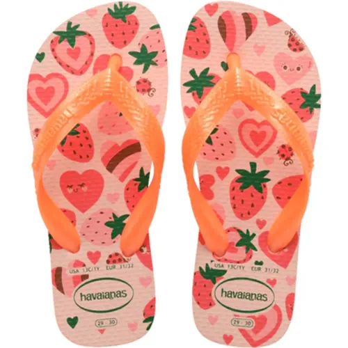 Havaianas Rosado de Niño modelo Sandalias Niños Kids Flores rosados niño 2025110316031268297 CAUCHO Caucho