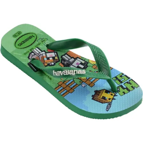 Havaianas Sandalias Niños Kids Minecraft