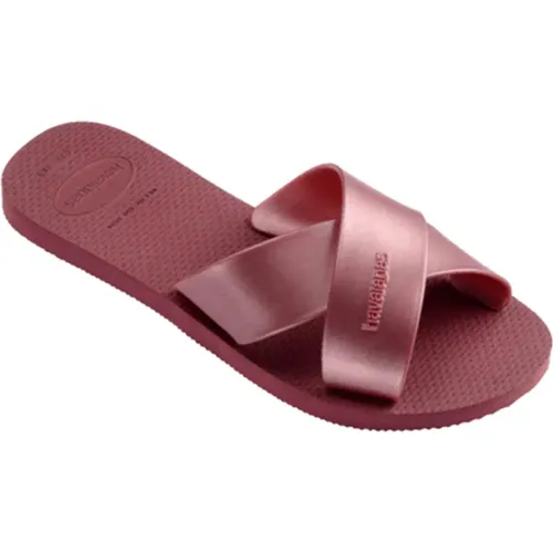 Havaianas Sandalias Mujer Aqua Metallic