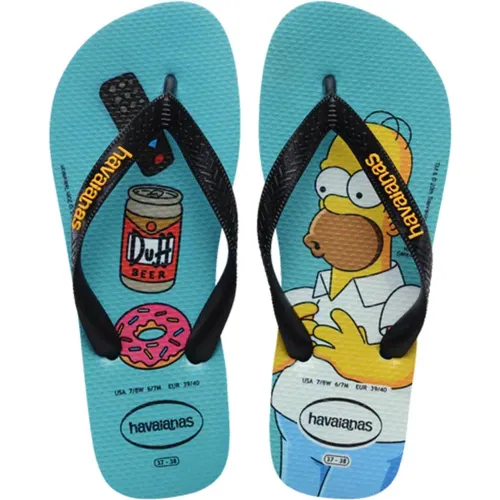 Havaianas Celeste de Hombre modelo Sandalias Hombre Simpsons celestes hombre 2025110316031268546 CAUCHO Caucho