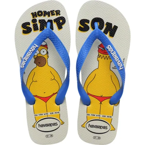 Havaianas Blanco de Hombre modelo Sandalias Hombre Simpsons blancos hombre 2025110316031268558 CAUCHO Caucho