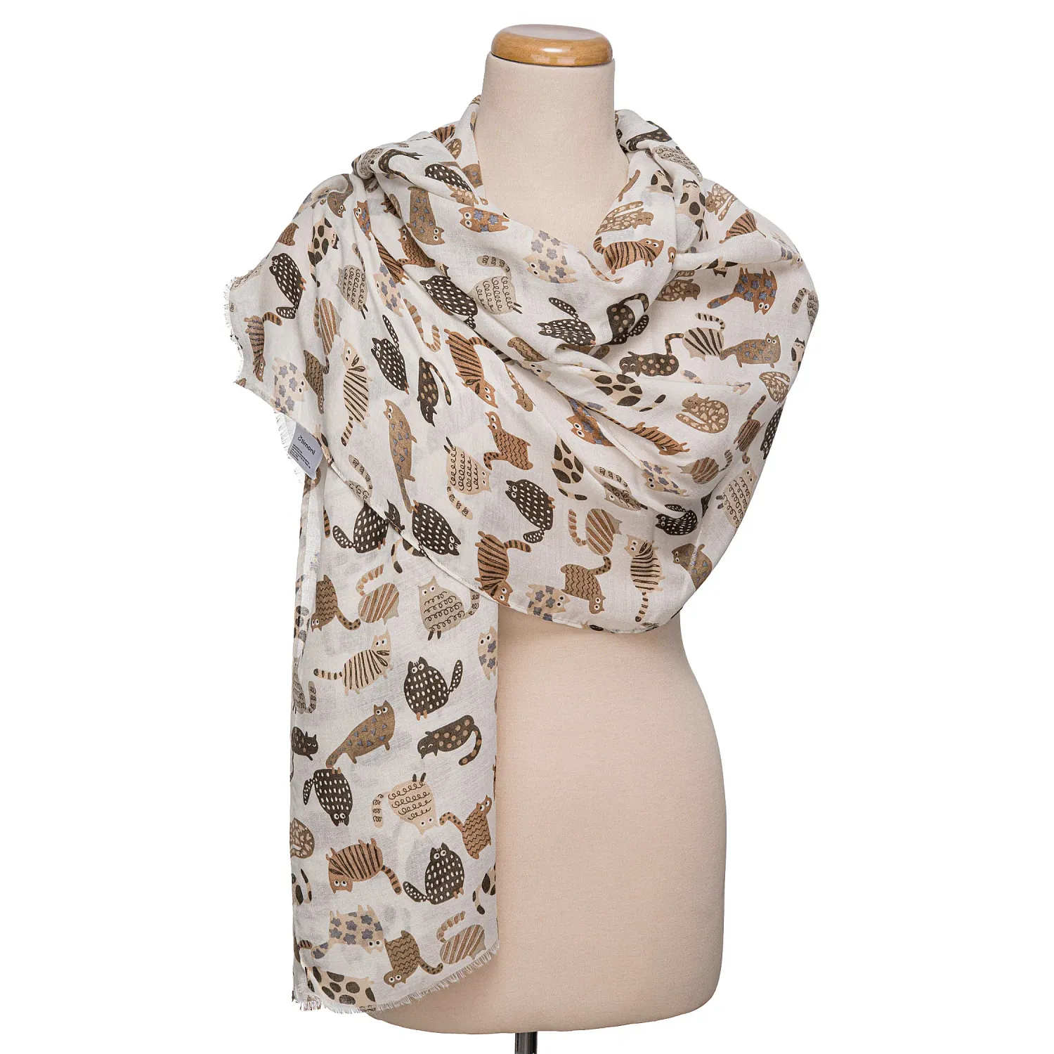 Bufanda Limoni Dama Amanda color beige | Platanitos