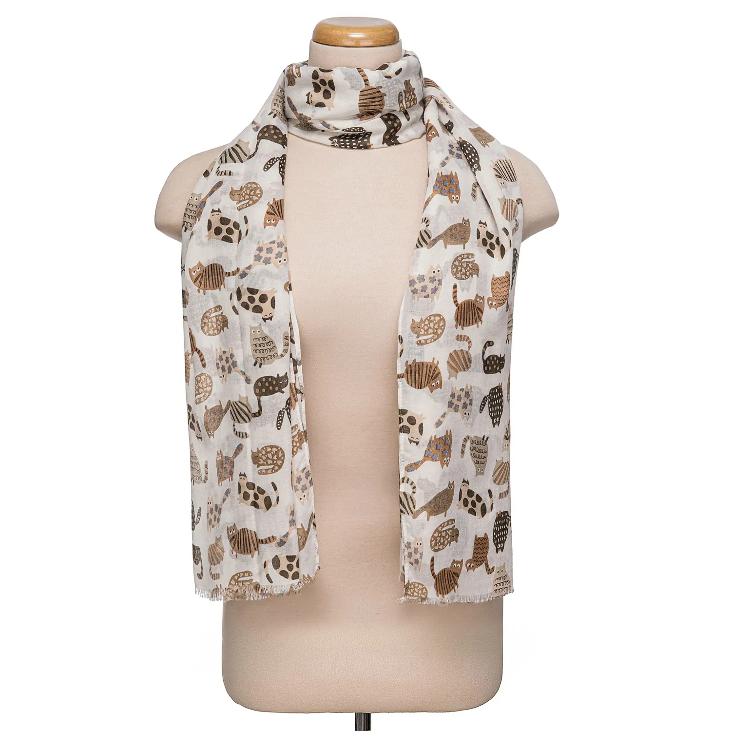 Bufanda Limoni Dama Amanda color beige | Platanitos