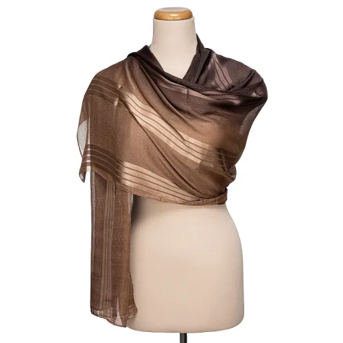 LIMONI Marron de Mujer modelo Bufanda Dama Rosie marrones mujer 2025110413345911261  