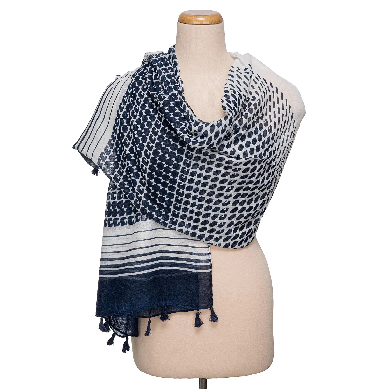 Bufanda Limoni Dama Cielo color azul | Platanitos