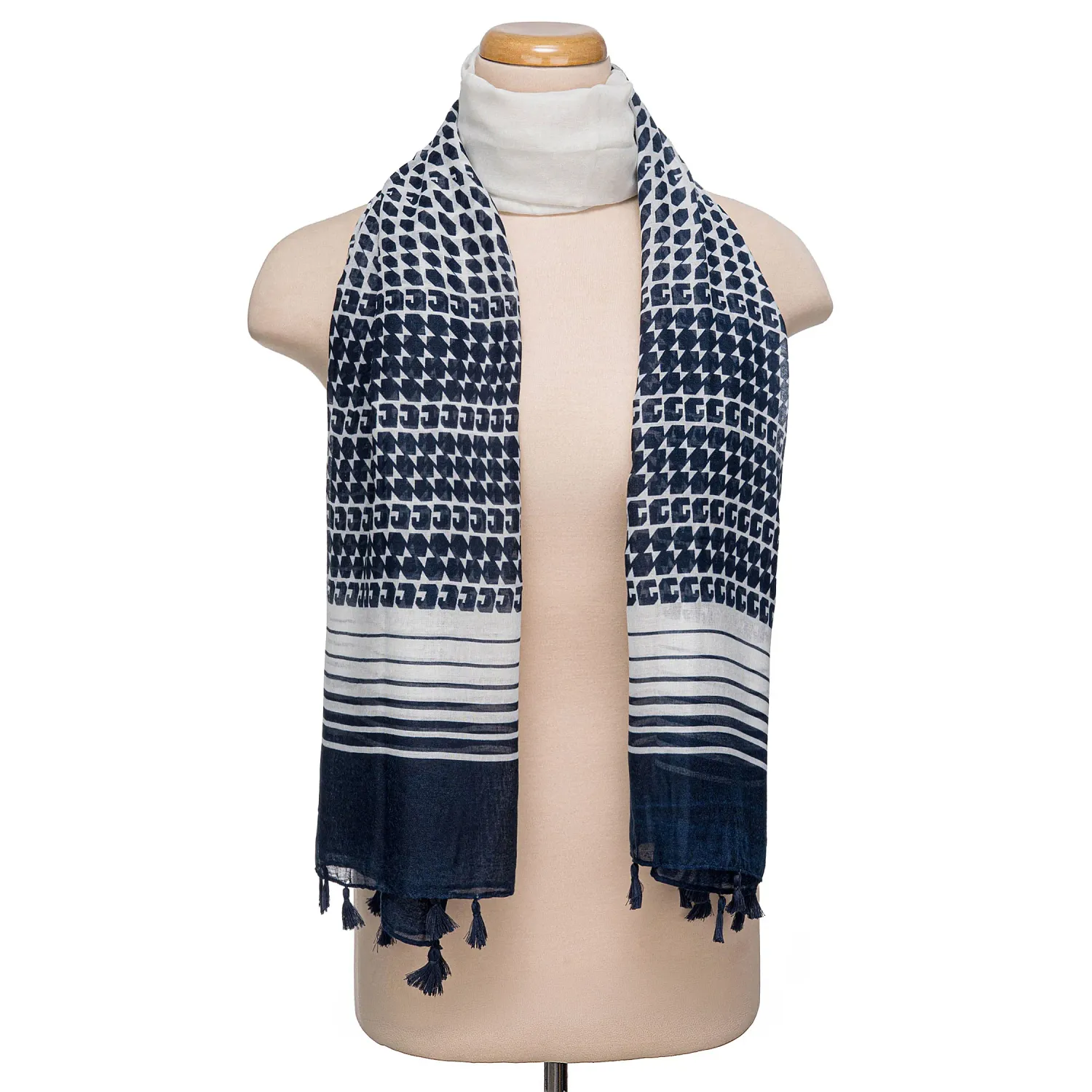 Bufanda Limoni Dama Cielo color azul | Platanitos