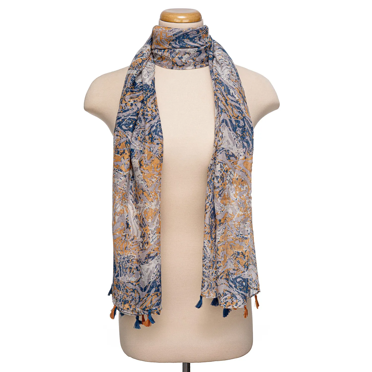 Bufanda Limoni Dama Sparty color azul | Platanitos