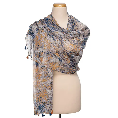 LIMONI Azul de Mujer modelo Bufanda Dama Sparty azules mujer 2025110413345911270  