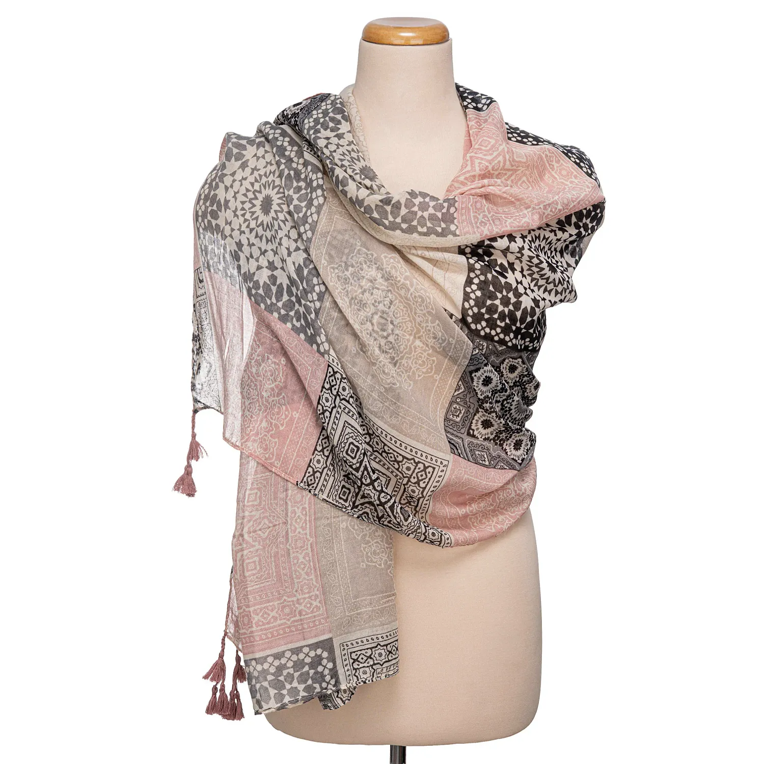 Bufanda Limoni Dama Sky color rosado | Platanitos