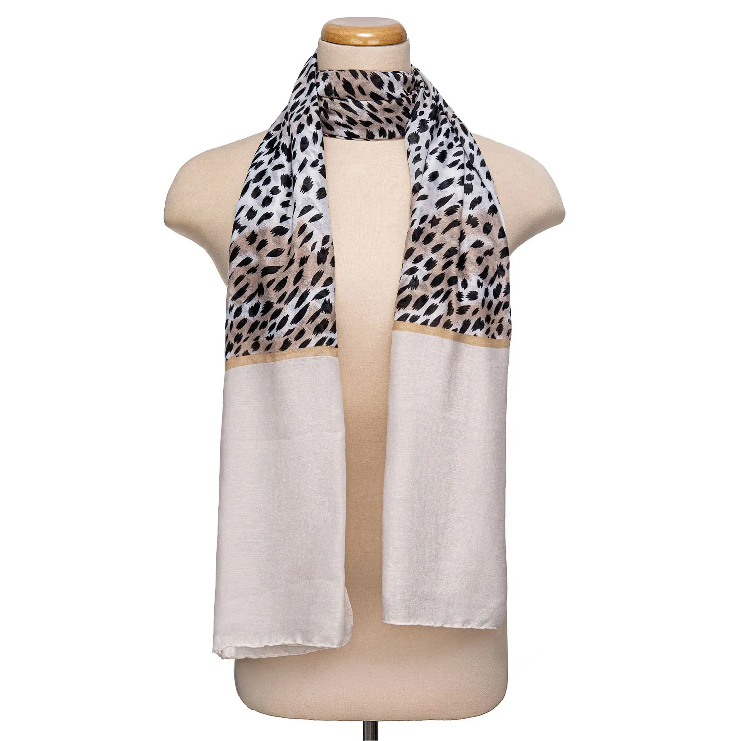 Bufanda Limoni Dama Felina color beige | Platanitos