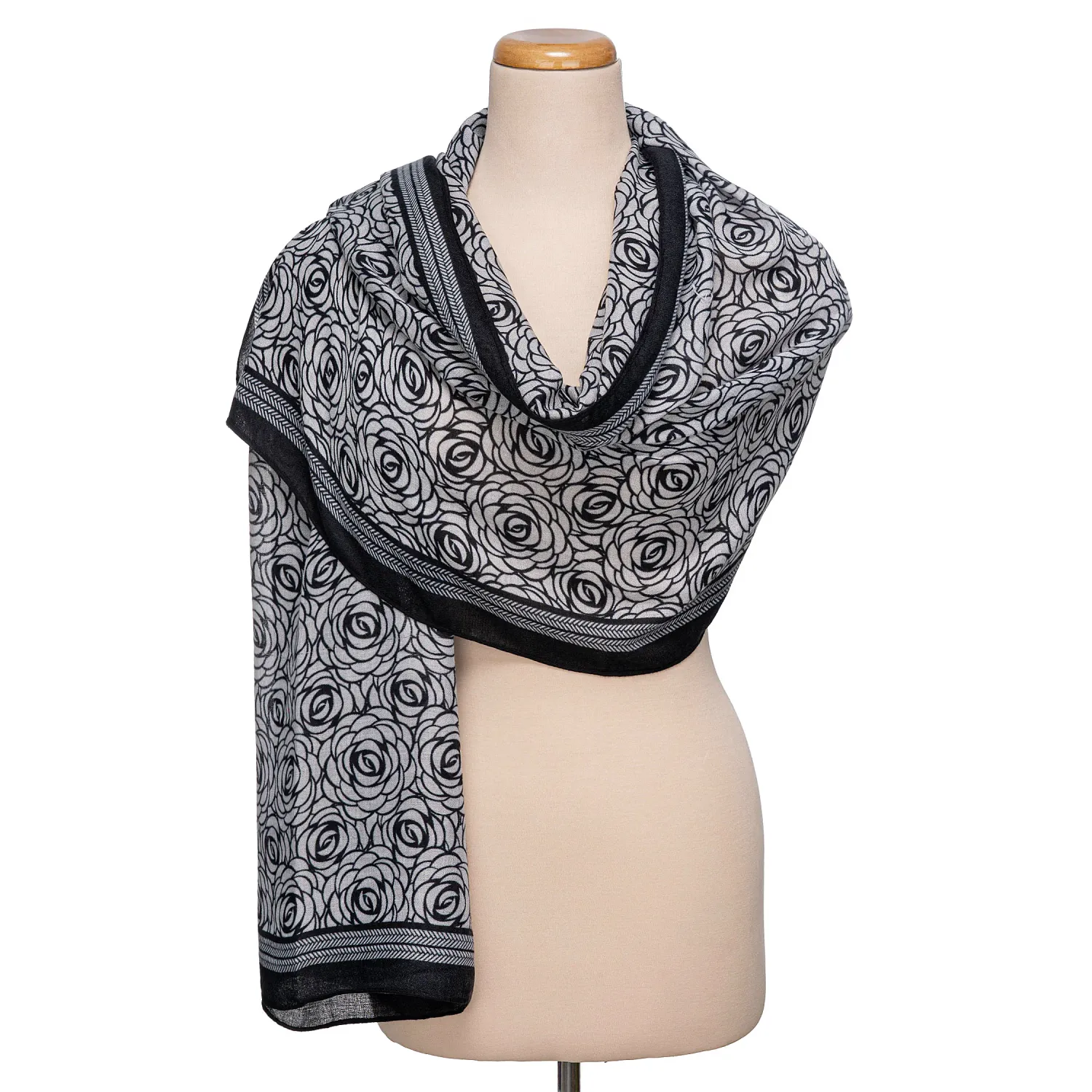 Bufanda Limoni Dama Warmy color negro | Platanitos