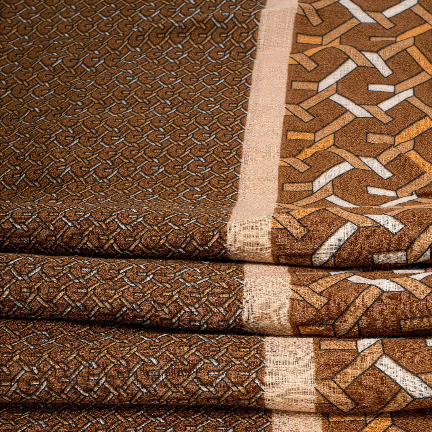 Bufanda Limoni Dama Rachel color marron | Platanitos