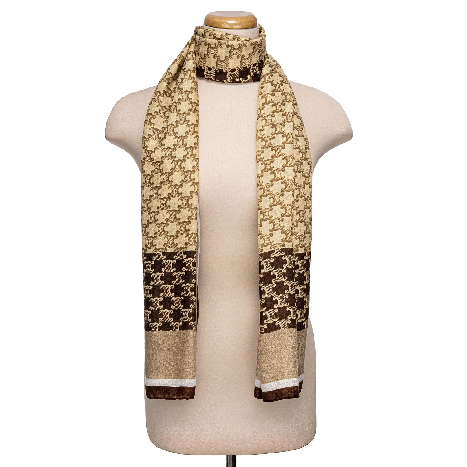 Bufanda Limoni Dama Aurora color beige | Platanitos