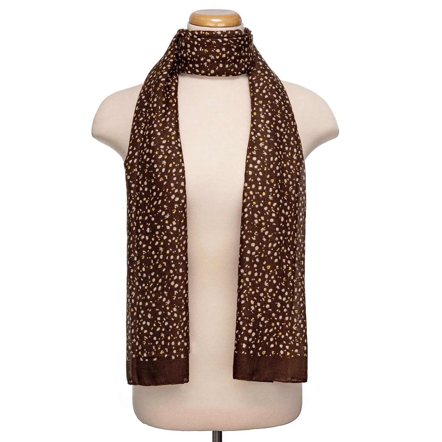 Bufanda Limoni Dama Margaret color marron | Platanitos