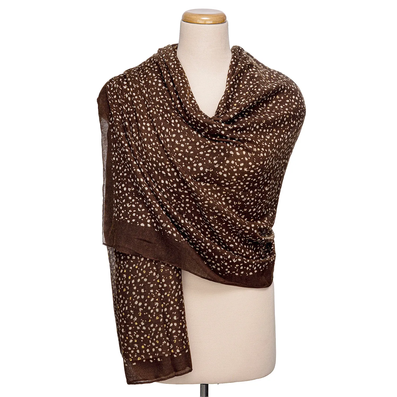 Bufanda Limoni Dama Margaret color marron | Platanitos