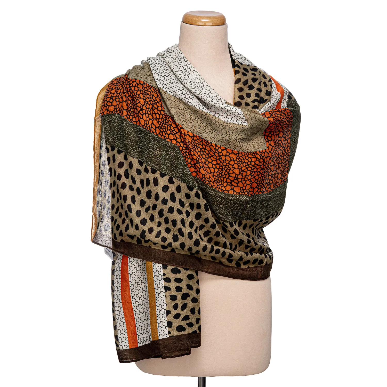 Bufanda Limoni Dama Onyxa color verde | Platanitos