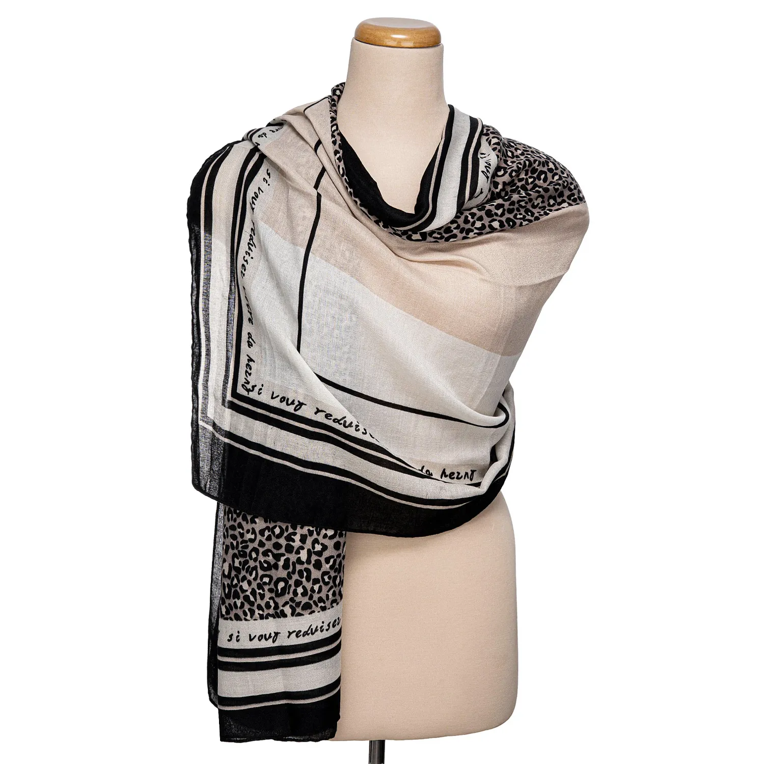 Bufanda Limoni Dama Elena color marron | Platanitos