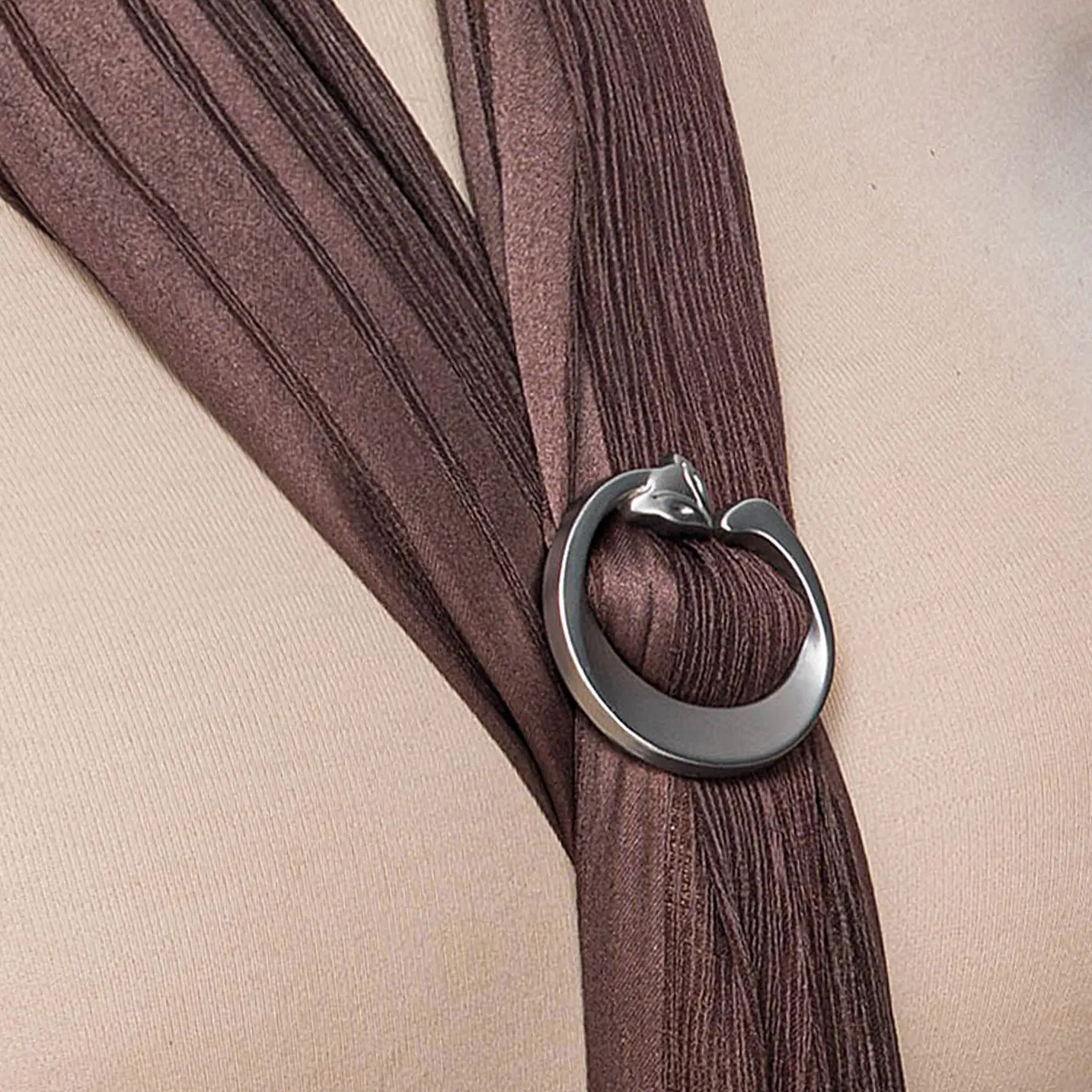 Sujetador Limoni De Bufanda Juliet color plateado | Platanitos