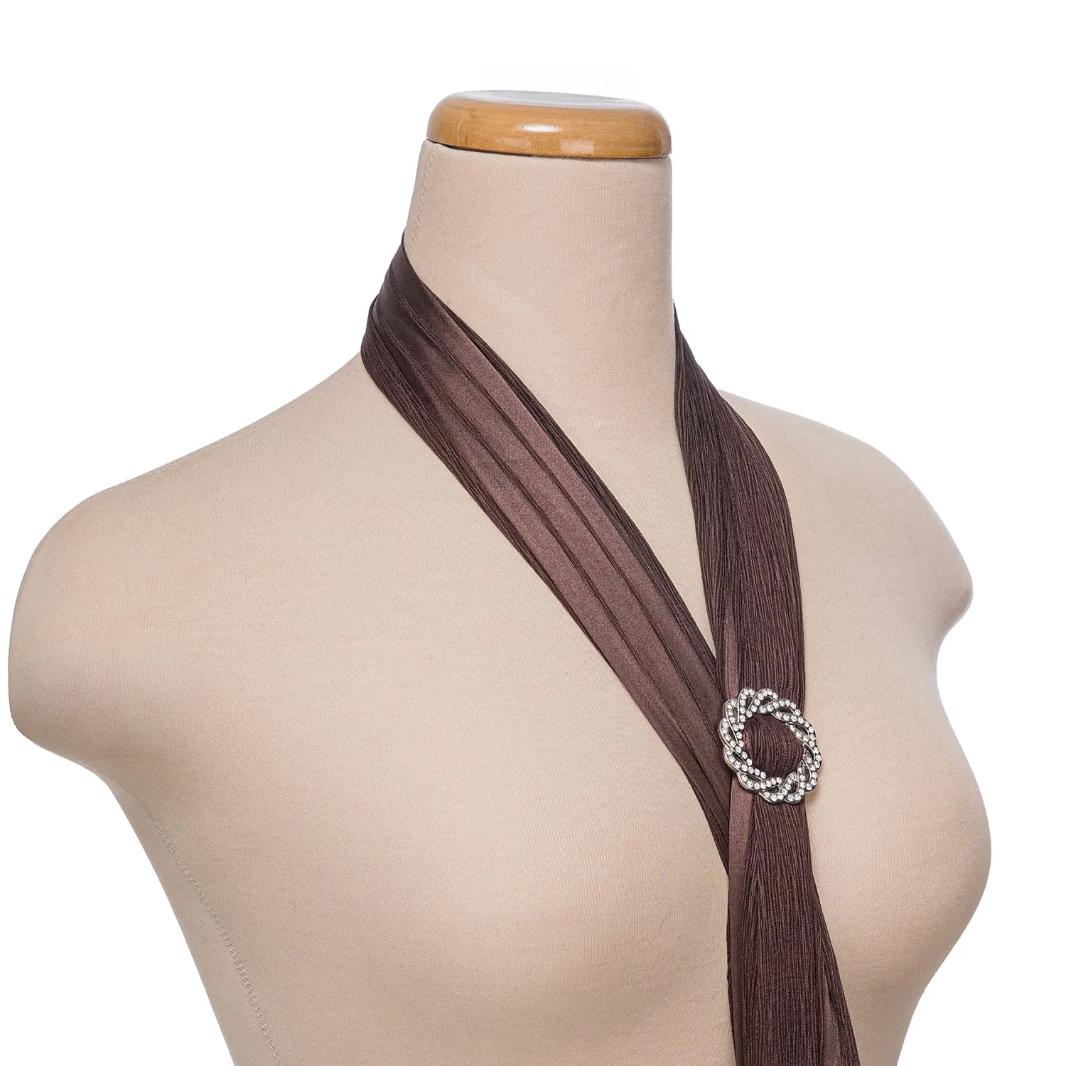 Sujetador Limoni De Bufanda Maya color plateado | Platanitos