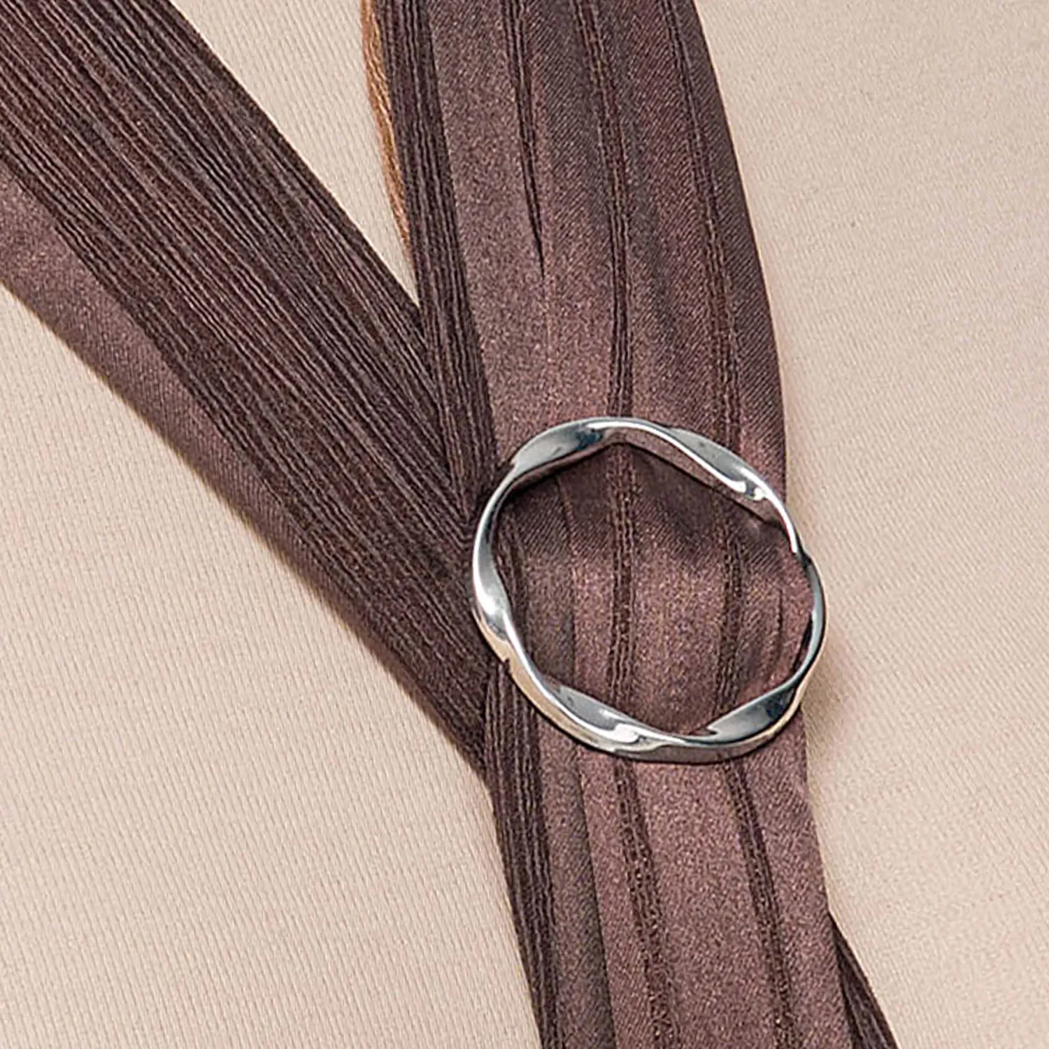 LIMONI Sujetador Limoni De Bufanda Emily color plateado | Platanitos