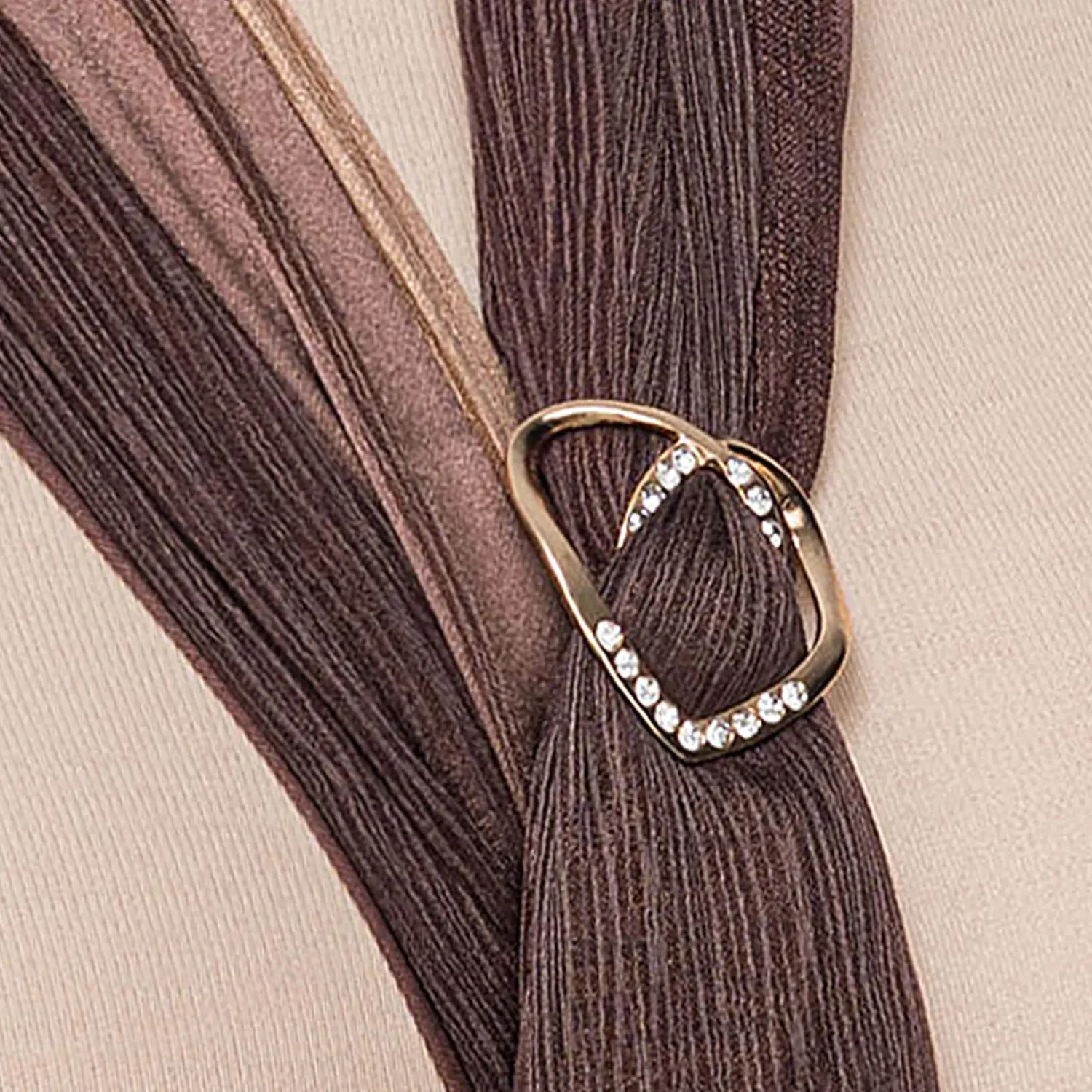 Sujetador Limoni De Bufanda Mia color dorado | Platanitos