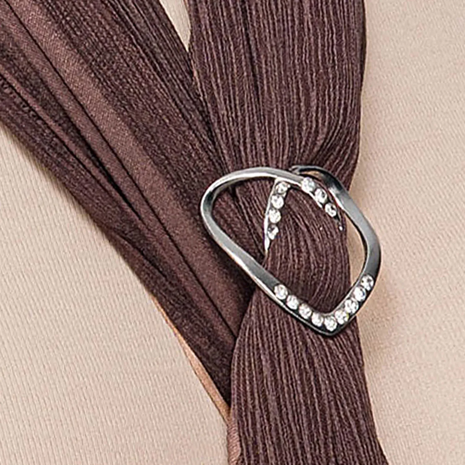 Sujetador Limoni De Bufanda Mia color plateado | Platanitos