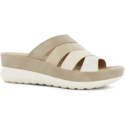 Impuls Beige de Mujer modelo Sandalias Cuña Mujer Aina04 beiges sintéticos mujer 2025110415153614676 Sintético PU