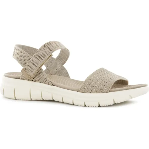 Impuls Beige de Mujer modelo Sandalias Cuña Mujer Heidi06 beiges sintéticos mujer 2025110415153614712 Sintético PU