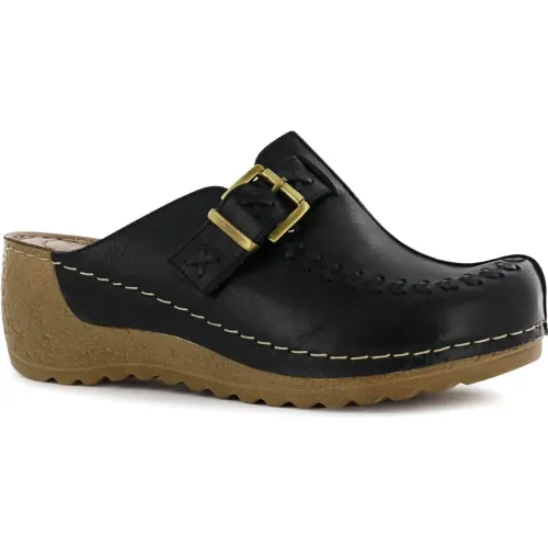 Ecco Negro de Mujer modelo Zueco Casual Mujer Mayra35 negros mujer 2025110416312637300 Cuero Cuero