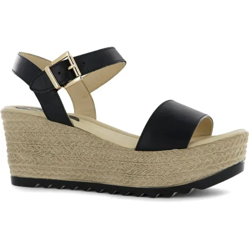 Ecco Negro de Mujer modelo Sandalia Casual Mujer Tifa04 negros mujer 2025110416312637357 Cuero Cuero