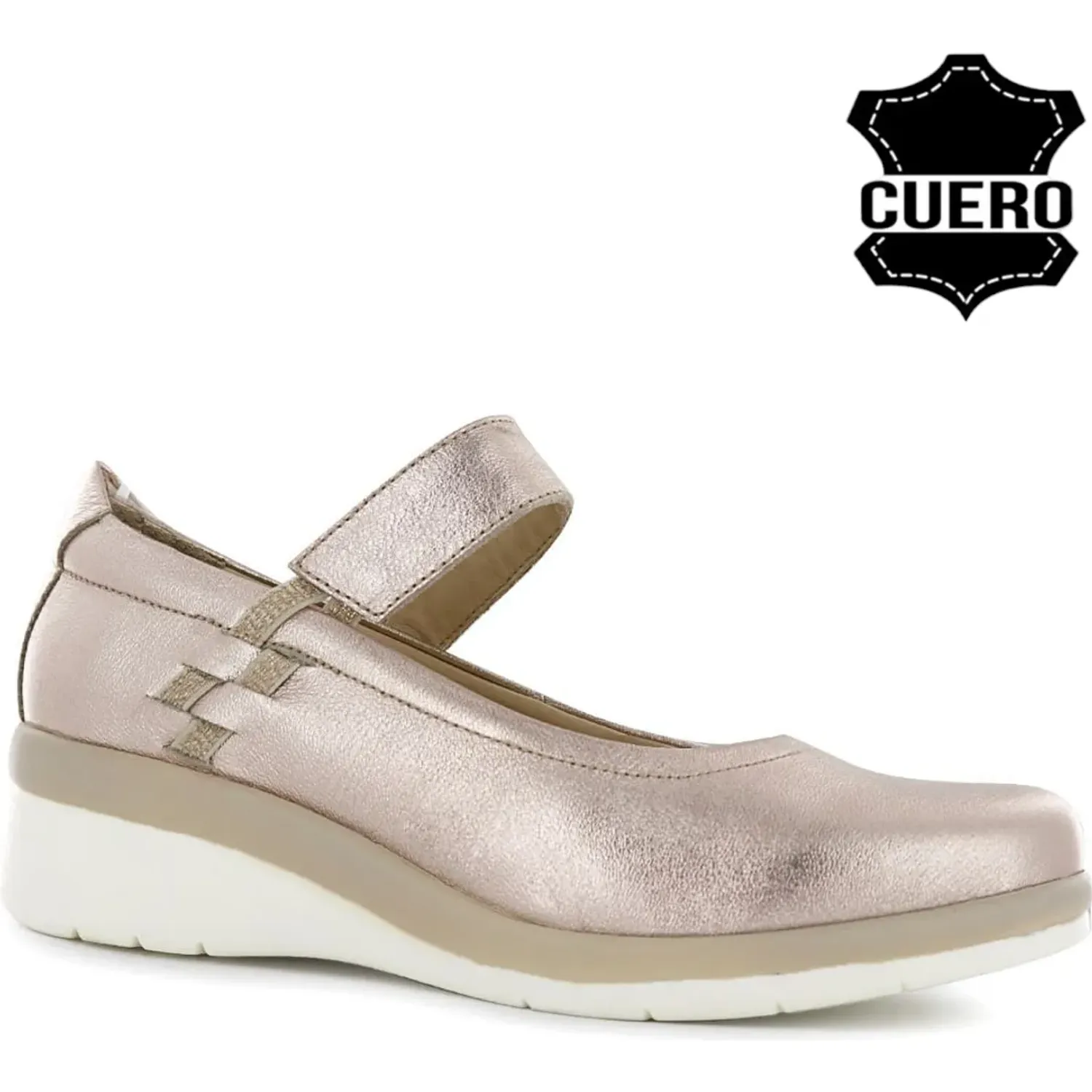 Mary Ecco Jane Confort Mujer Jeanette21 color oro rosa | Platanitos