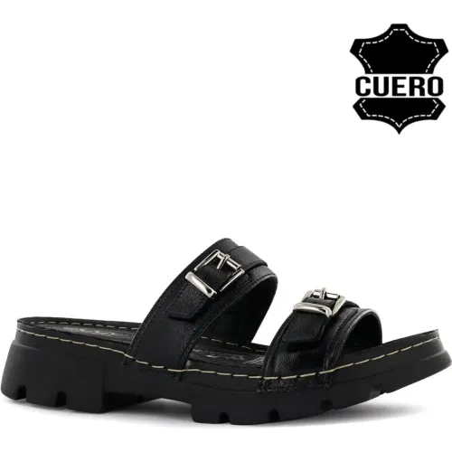 Sandalia Ecco Confort Mujer Nakia03 color negro | Platanitos