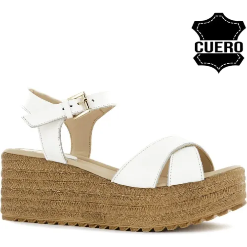 Sandalia Ecco Mujer Mircela03 color blanco | Platanitos
